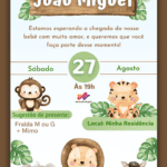 Convite Digital Chá de Bebê