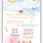 Convite Animado Chá de Revelação