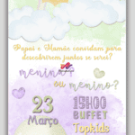 Convite Animado Chá de Revelação