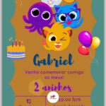 Convite Digital Simples Bolofofo