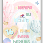 Convite Digital Chá de Revelação