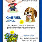 Convite Digital Bento e Totó