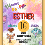 Convite Animado Divertidamente