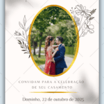 Convite interativo simples casamento