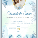 Convite interativo simples casamento