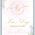 Save The Date Digital Casamento