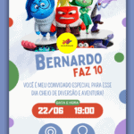 Convite Interativo Simples Divertidamente