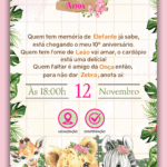 Convite Interativo Safari Rosa