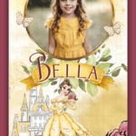 Convite Animado Plus A Bela e a Fera