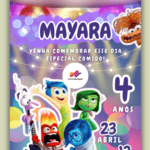 Convite Animado Divertidamente