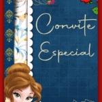 Convite Animado Plus A Bela e a Fera