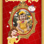 Convite Animado Plus A Bela e a Fera