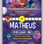 Convite Interativo Simples Divertidamente