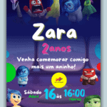 Convite Digital Divertidamente