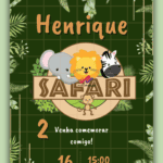 Convite Interativo Safari