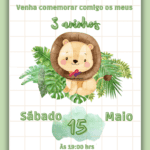 Convite Interativo Safari