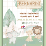 Convite Interativo Safari