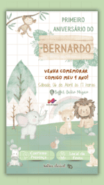 Convite Interativo Safari