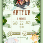 Convite Interativo Safari