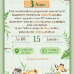 Convite Interativo Safari