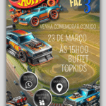 Convite Interativo Hotweels