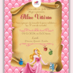 Convite virtual A Bela Adormecida