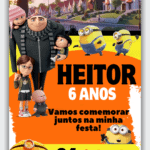 Convite Animado Minions