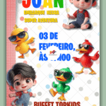 Convite Digital Bento e totó