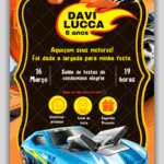 Convite Interativo Hotweels