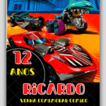 Convite Virtual Hotweels