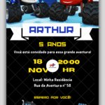 Convite Virtual Blazer Monster