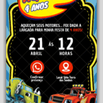 Convite Interativo Blazer Monster