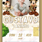Convite Interativo Mickey Safari