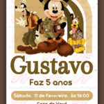 Convite Interativo Mickey Safari