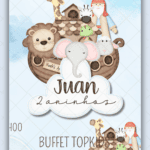 Convite Animado Arca de Noé