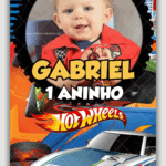 Convite Animado Hotweels