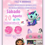 Convite Interativo A Casa Magica da Gabby