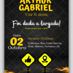 Convite interativo Hotweels