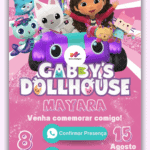 Convite Interativo A Casa Magica da Gabby