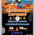 Convite Interativo Hotweels