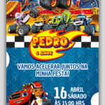 Convite Virtual Blazer Monster