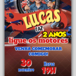 Convite Virtual Hotweels