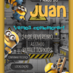 Convite Interativo Minions