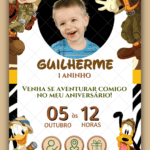 Convite Interativo Mickey Safari