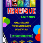 Convite Interativo Simples Divertidamente