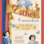 Convite Virtual Branca de Neve