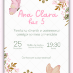 Convite Digital Jardim Encantado