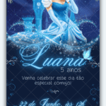 Convite Digital Cinderela
