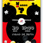 Convite Digital Mickey