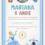 Convite Digital Cinderela